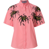 spider print shirt - 半袖衫/女式衬衫 - 