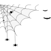 spider and web clip art - Ilustracje - 