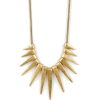 Spiked Necklace Gold - ネックレス - 