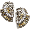 Spiral Earrings Earrings Yellow - Uhani - 