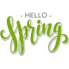 spring text - イラスト用文字 - 
