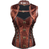 steampunk corset  - Hemden - kurz - 
