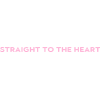  straight to the heart  - イラスト用文字 - 