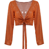 strap gilding LONG-sleeved cardigan - Veste - $20.99  ~ 18.03€