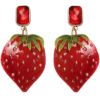 strawberry earrings - Naušnice - 