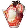 strawberry vanilla ice cream - フード - 