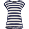 striped - Camisola - curta - 