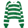 striped green sweater - 長袖シャツ・ブラウス - 