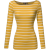 striped t shirt - Koszulki - długie - 