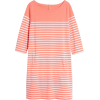 striped t-shirt dress - sukienki - 