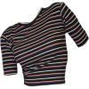 stripe top - Majice - kratke - 