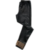 studded faux leather leggings - Ghette - 