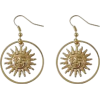 sun earrings - Uhani - $9.00  ~ 7.73€