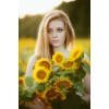 sunflower field summer makeup photoshoot - Мои фотографии - 