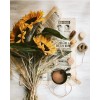 sunflowers and newspaper - Items - 