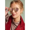 sunglasses blonde winter runway look - モデル - 