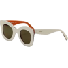 sunglasses celine white blue orange  - サングラス - 