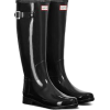 tall black rain boots - Botas - 