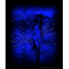 Blue glitter - Background - 