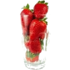 strawberries in glass - 水果 - 