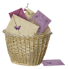 Letters Basket - Предметы - 