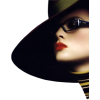 girl hat model - People - 
