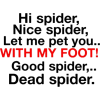hi spider - 插图用文字 - 