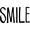 smile - 插图用文字 - 