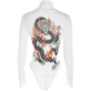 tattoo printing high-necked sculpting bo - Overall - $23.99  ~ £18.23