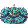 teal clutch1 - バッグ クラッチバッグ - 