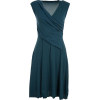 teal dress - sukienki - 