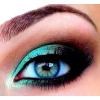 teal eye makeup - Kozmetika - 