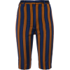 Ter Et Bantine, Stripe, Blue, Brown - Spodnie - krótkie - 