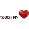 Touch My Heart Red - 插图用文字 - 