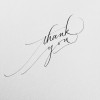 thank you text - イラスト用文字 - 