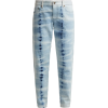 tie-dyed jeans - Spodnie Capri - 