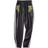 tiger embroidery loose casual pants - Capri & Cropped - $25.99 