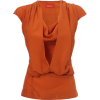 Top Orange - Camiseta sem manga - 