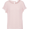 top, pastel pink, blouse - Tシャツ - 