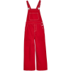 topshop red denim wide leg overalls - Hand bag - 