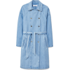 Double breasted denim trench - Jacket - coats - $129.99 