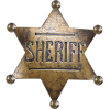 Sheriff badge - Articoli - 