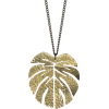 tropical leaf necklace kew garden shop - Colares - 