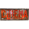 two sided French Cinema Sign 1910s - Artikel - 