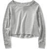 uniors Leopard Shoulders Basic T-Shirt - Long sleeves t-shirts - 