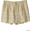 UR 刺繍スカラップショートp’t - Shorts - ¥11,550  ~ $102.62