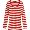 valentina stripe top - Koszulki - długie - 