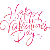 valentine's day - 插图用文字 - 