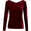 velour top - Long sleeves shirts - 