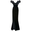 velvet dress - Платья - 